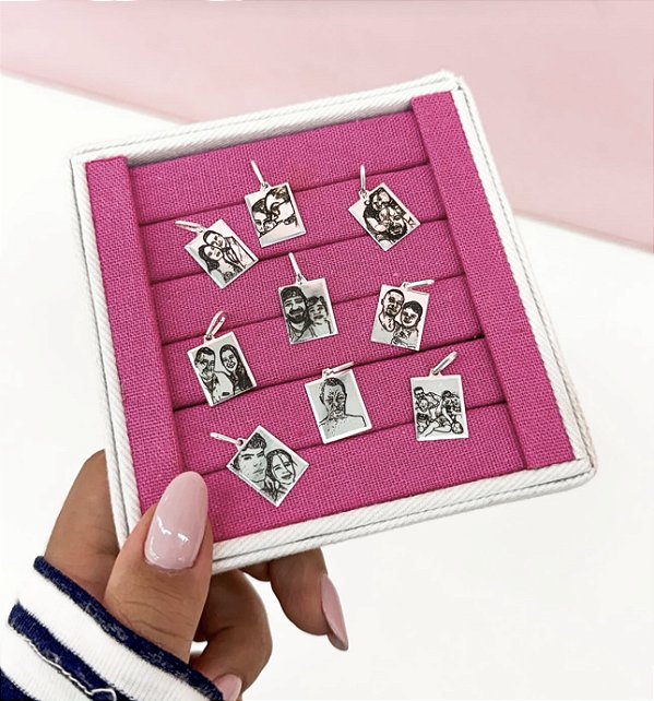 Colar personalizado com foto na prata 925