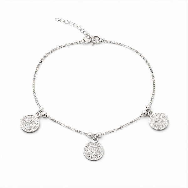 Pulseira São Bento em prata 925