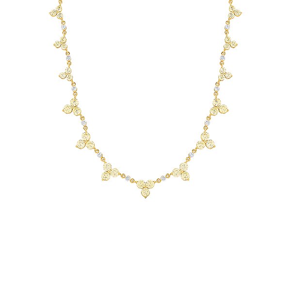 Colar  treze formatos de cacho de uva  citrino na prata 925 com banho de ouro