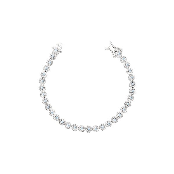 Pulseira riviera redonda acqua