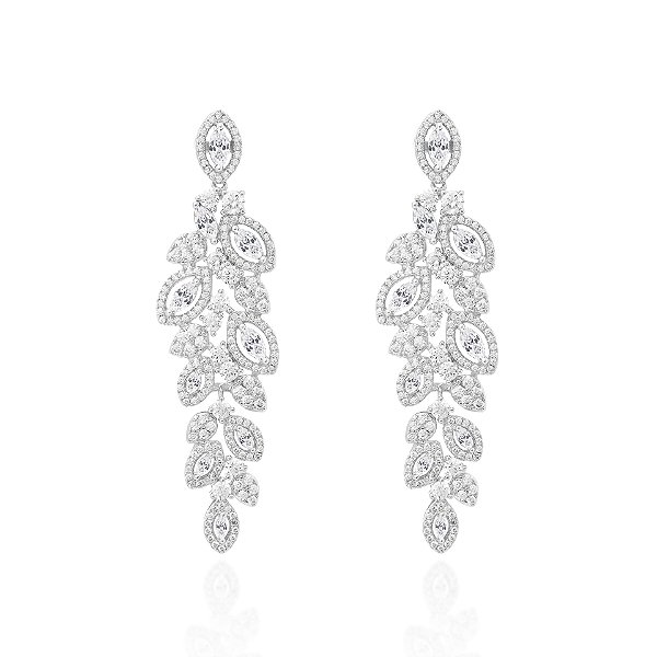 Brinco de navetes cristal