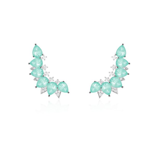 Brinco earcuff seis gotas colombiana