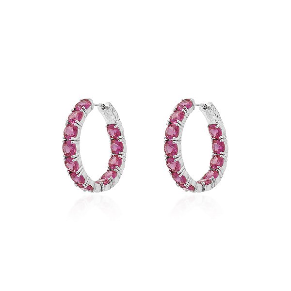 Argola pink 30mm
