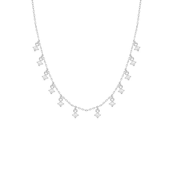 Colar com doze pedras cristal