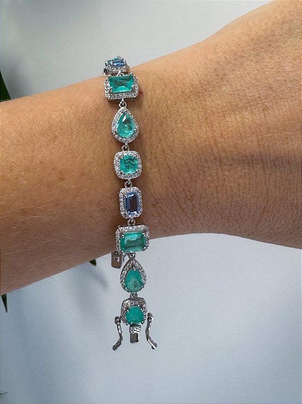Pulseira riviera colombiana e acqua