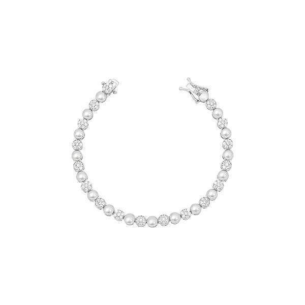 Pulseira riviera redonda