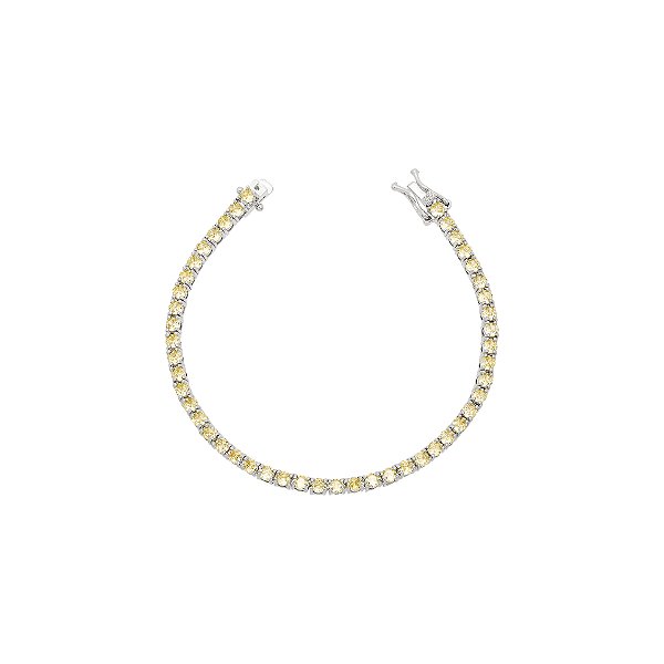 Pulseira riviera 4 garras citrino