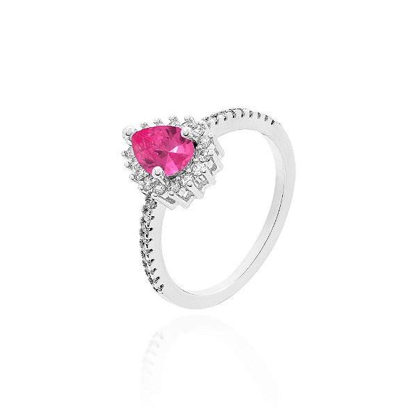 Anel gota pink
