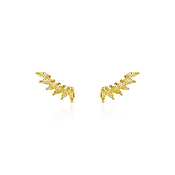 Brinco eracuff seis navete citrino