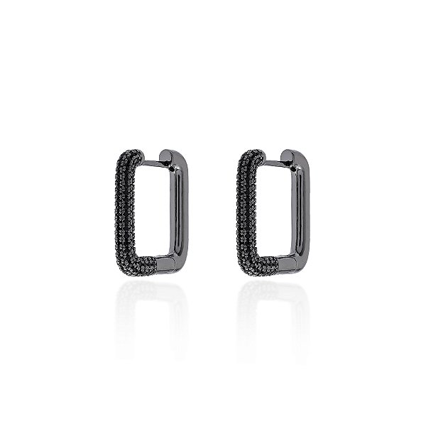 Argola retangular grande