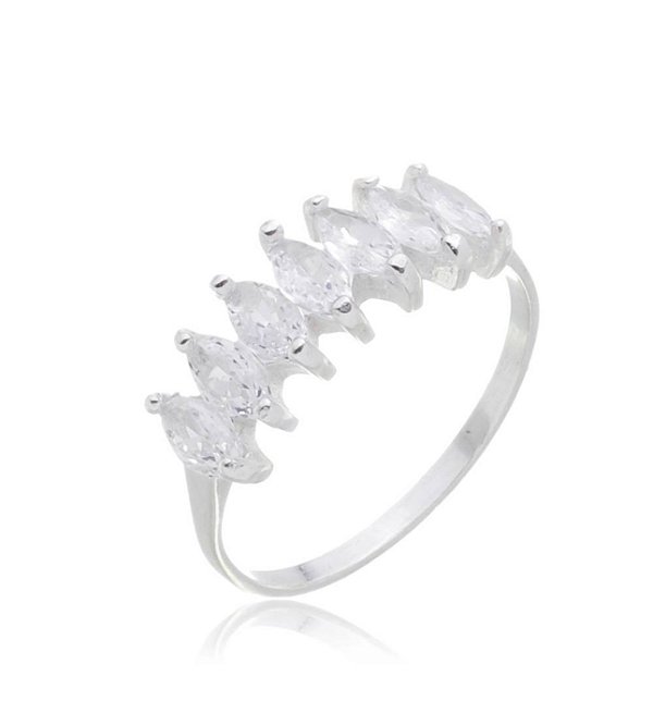 Anel de navete na prata 925 ( escolha o tamanho )