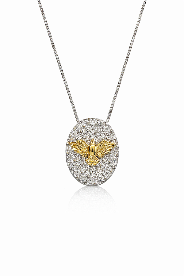 Colar Espírito Santo cravejado