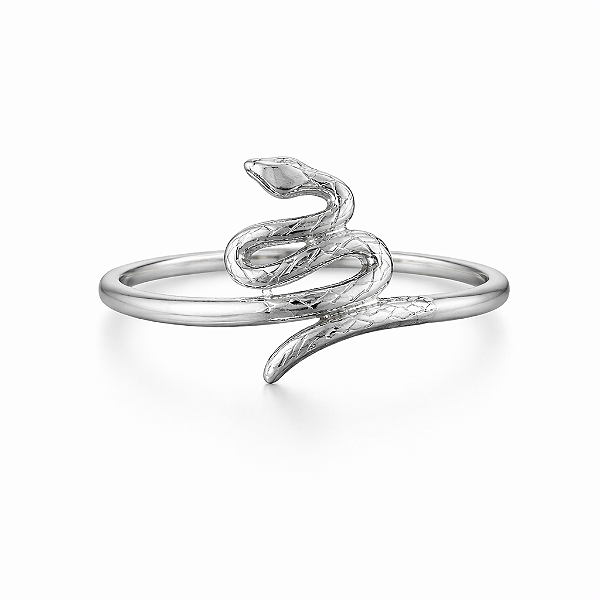 Anel de cobra na prata 925 ( escolha o tamanho )