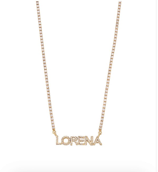 Colar de nome personalizado