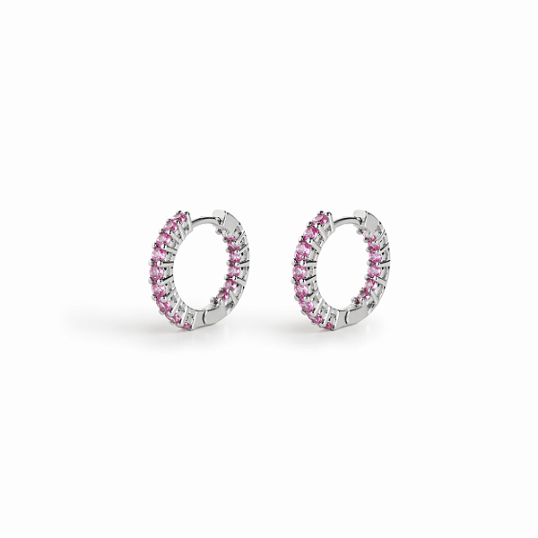Argola pink 15mm