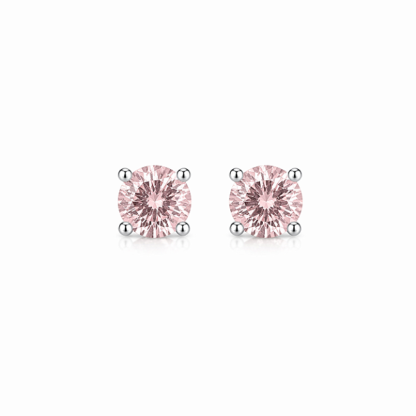 Brinco de ponto de luz 5mm rosa