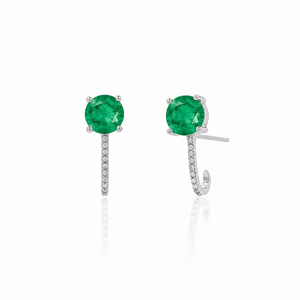 Brinco earhook esmeralda
