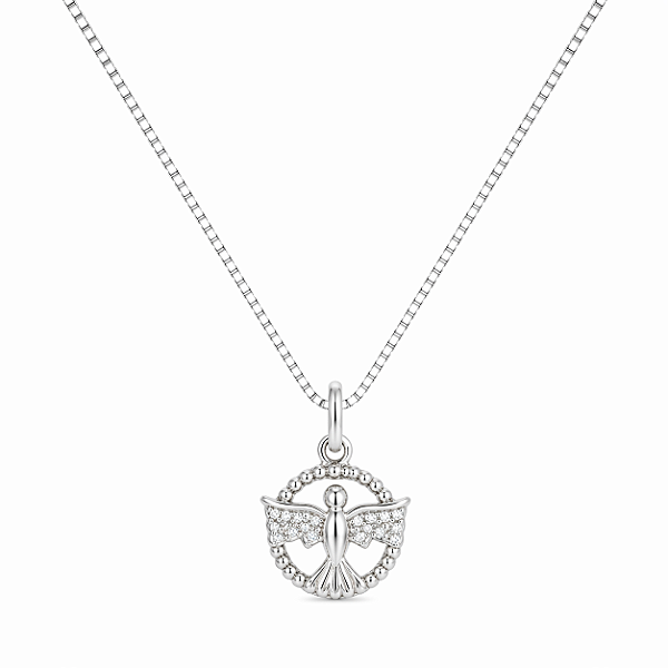 Colar Espírito Santo na prata 925