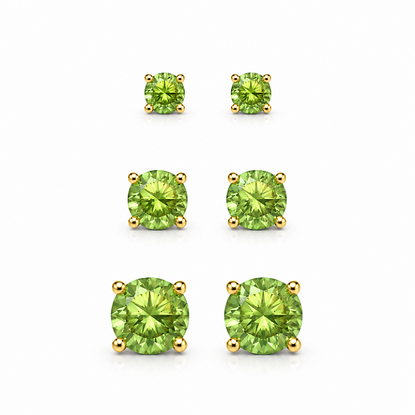 Trio de ponto de luz apple green