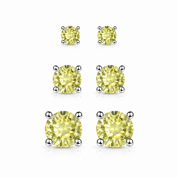 Trio de ponto de luz yellow fancy