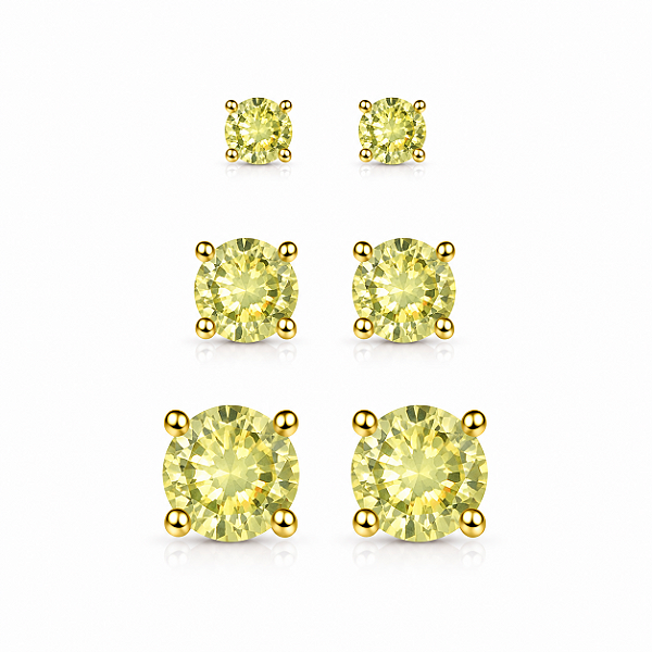 Trio de ponto de luz yellow fancy