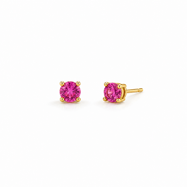 Brinco pink 6mm