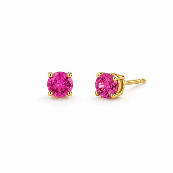 Brinco pink 8mm