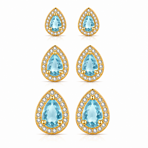 Trio gota cravejada acqua