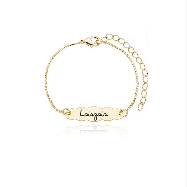 Pulseira personalizada de nome
