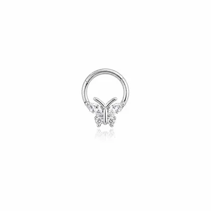 Piercing argola de borboleta