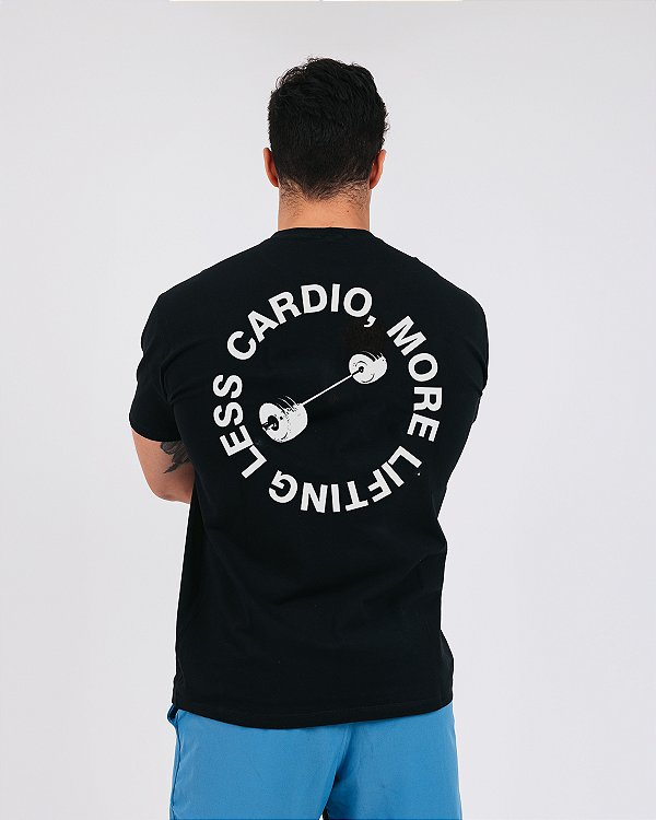 Camiseta Less Cardio More Lifting