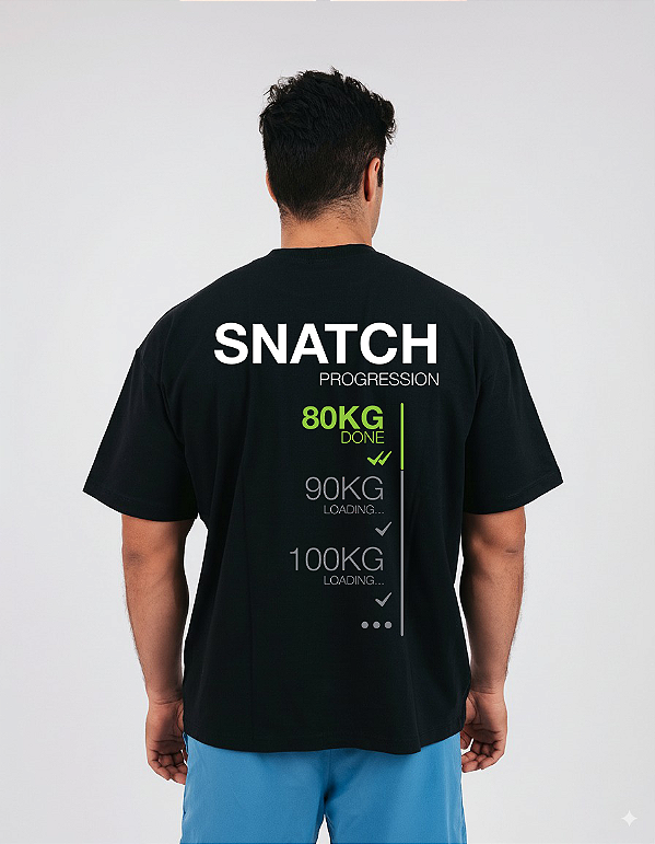 Camiseta Oversized - 80kg Snatch
