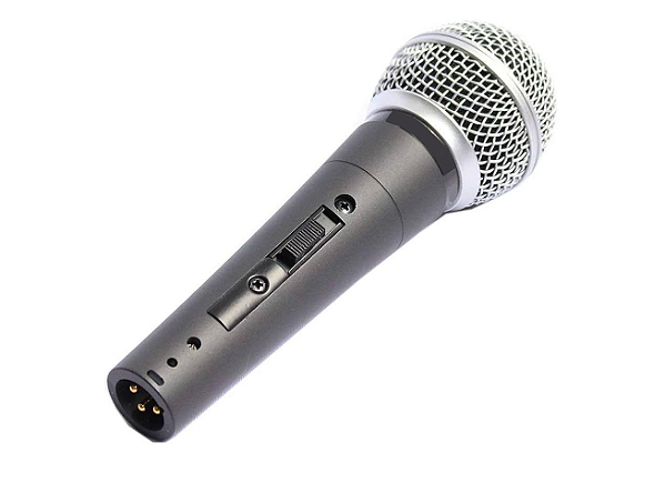 Microfone Fio Dinâmico Profissional Cabo 5 Metros Xlr X P10