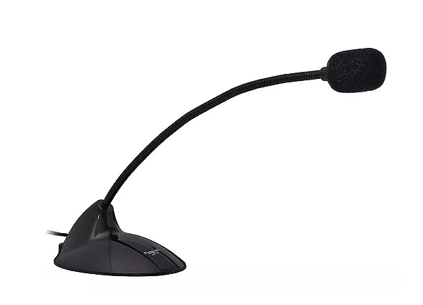 Microfone De Mesa Kp 903 Omnidirecional Preto Atacado