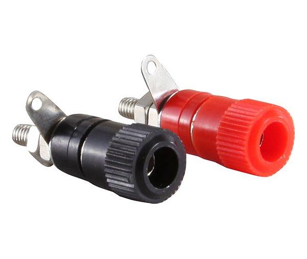 BORNE FÊMEA PARA PINO/PLUG BANANA - 11X33 MM - PAR