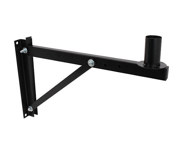 SUPORTE PARA CAIXA ACÚSTICA 25x41cm - PRETO COM HASTE