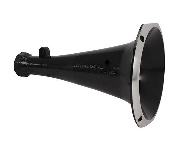 CORNETA ALUMÍNIO 14.25 PRETA E POLIDA ROSCA