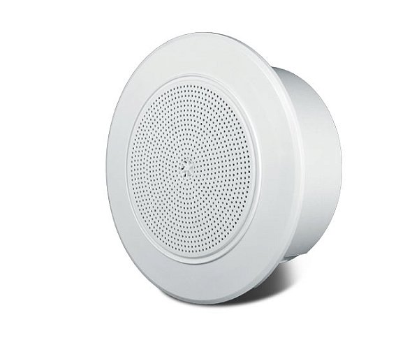 ARANDELA 6" REDONDA C/ AF COAXIAL BRANCO