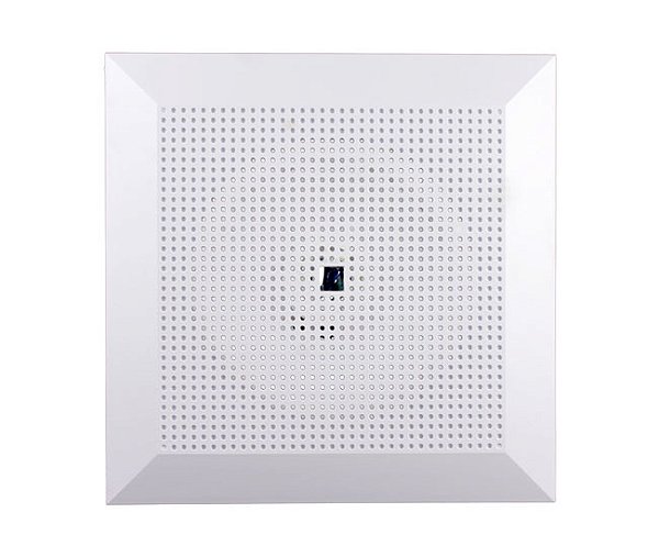 ARANDELA 6" QUADRADA C/ AF COAXIAL BRANCO