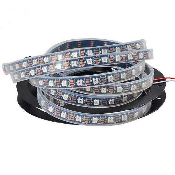 Fita Led Endereçavel Digital Ws2811 12volts 5 Metros 300 Led