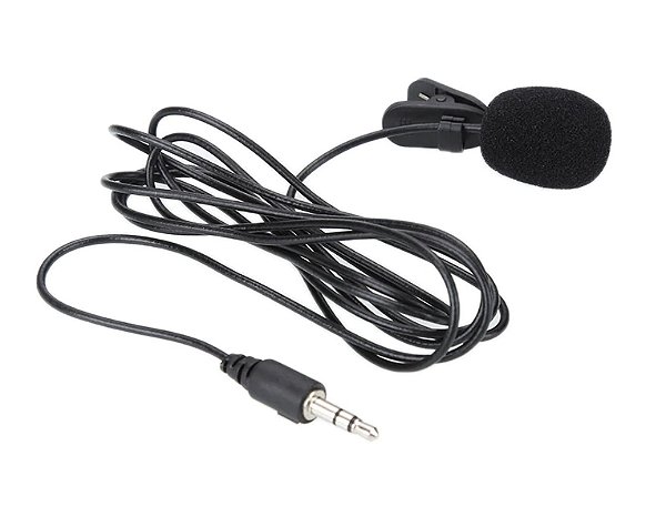 Microfone De Lapela P/ Smartphone iPhone Celular Youtubers