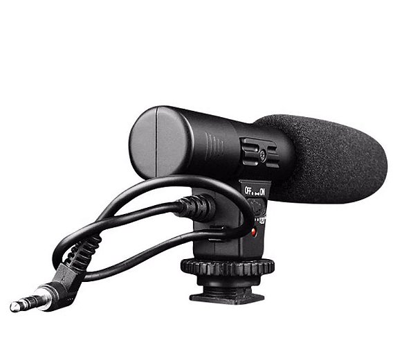 Microfone Para Câmera De Vídeo Dslr Filmadora P2 3,5mm