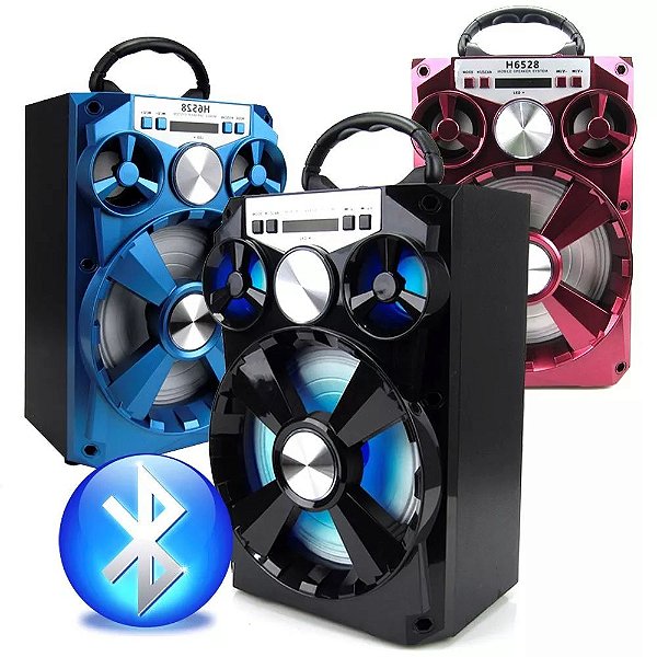 Caixa De Som Portátil Altomex A-80 Bluetooth 15watts