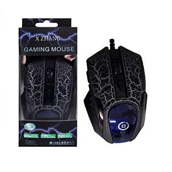 Mouse Gamer 6 Botao 3200 Dpi Ótico Usb Alta Precisão Com Led