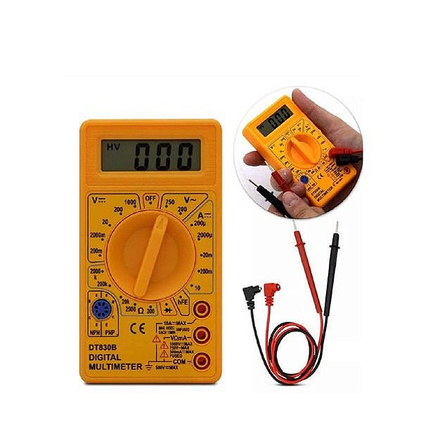 Multimetro Digital Portátil Luatek Lwj 108 Profissional