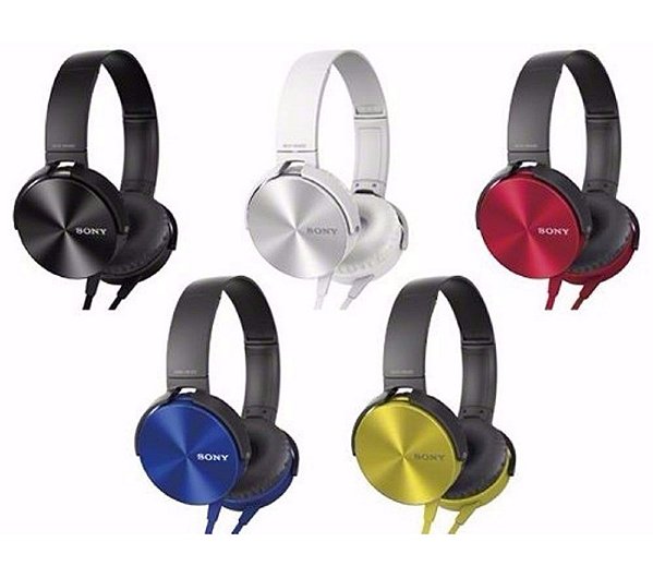 Fone De Ouvido Headphone Com Fio P2 Xb45ap Extra Bass