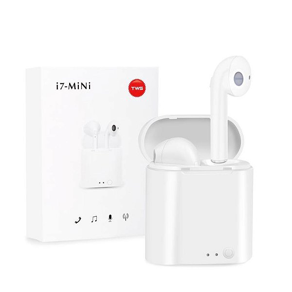 Fone De Ouvido Tws I7 Bluetooth iPhone Android AirPods S/fio