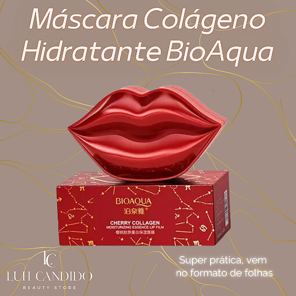 MÁSCARA DE COLÁGENO HIDRATANTE  BIOAQUA CHERRY