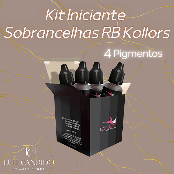 KIT DE PIGMENTOS PARA SOBRANCELHAS INICIANTES RB KOLLORS