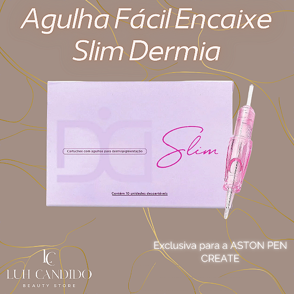 CAIXA AGULHA COM FÁCIL ENCAIXE SLIM DERMIA 1 PONTA 0.30MM
